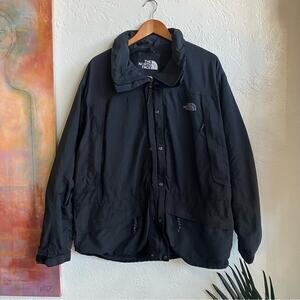 The North Face Men's Dark Jacket Hoodie Vintage Large